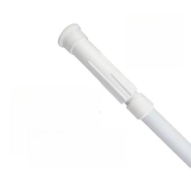 Imagem de Varão Extensivo Ajustável Para Cortina de Box Banheiro Suporte Extensor Branco(0,90 cm a 1,05 m)