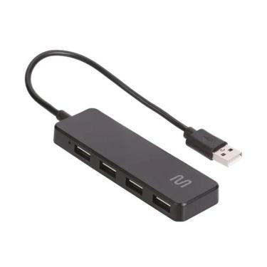 Imagem de Hub Usb 2.0 Com 4 Portas - Ac443