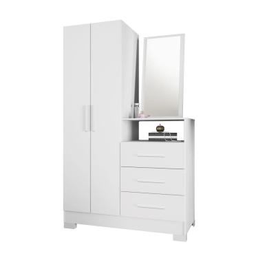 Imagem de Cômoda 2 Portas 3 Gavetas Espelho NT5165 Notável Móveis