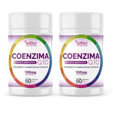 Imagem de 2x Coenzima Q10 100mg Por Porção 60 Capsulas Nataly