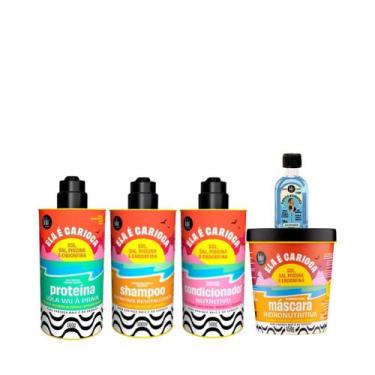 Imagem de Kit Lola Ela é Carioca Shampoo + Condicionador + Mascara + Proteína + 
