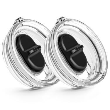 Imagem de Bluwing Pacote com 2 tampas de substituição Stronghold de 850 g para caneca YETI Rambler TraveI apenas com roscas, tampa superior rosqueada à prova de derramamento para caneca YETI Threaded TraveI