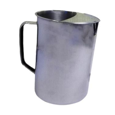 Imagem de Bothyi Jarra de água grande para bebidas Cold Kettle, à prova de vazamentos, de aço inoxidável, para cubos de gelo comercial, para cozinha de escritório, 1.8l