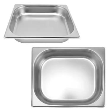 Imagem de Cuba Gastronômica Aço Inox Gn 1/1 100mm Alta Qualidade 17,5L - Tribosh