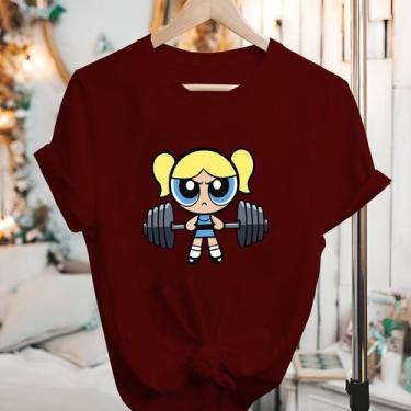 Imagem de Camisetas Meninas Super Poderosas Manga Curta Blusão - Eletron Fashion
