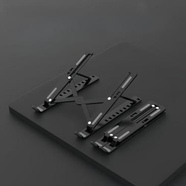 Imagem de Suporte Apoio De Notebook Laptop Compacto Articulado Preto Suporte Base(5 Kit)
