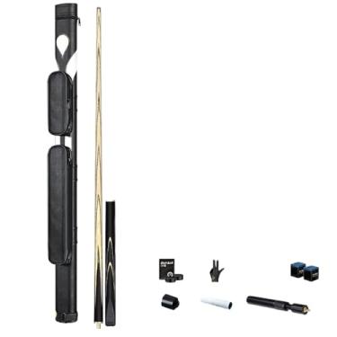 Imagem de Taco de Bilhar Profissional, Feito com Madeira Durável, Design Exclusivo e Construção Impecável para Profissionais (B Tacos de bilhar e acessórios+ barril de tacos, 10mm)