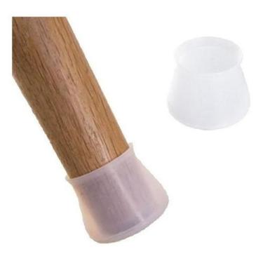 Imagem de 8 Pcs Protetor Para Pés De Cadeira E Mesa Silicone Flexível - Geoprote