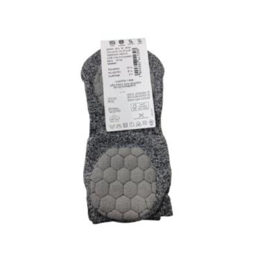 Imagem de Meia lupo antiderrapante ref:3310 masculino, Cinza, Chumbo, 33/6