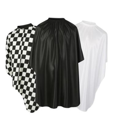 Imagem de Kit 3 Capas para corte barbeiro cabeleleiro em cetim premium  oferta -