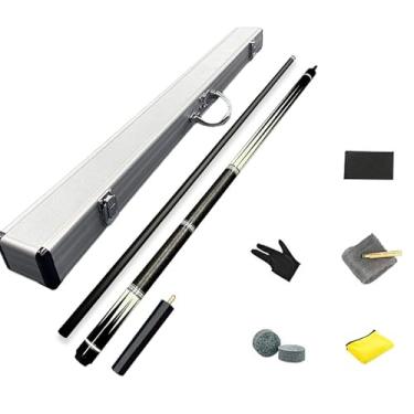 Imagem de Taco de sinuca de carbono 1/2 – Bastões de taco de bilhar de 147 cm para adultos, pontas de 10,2 mm/11,5 mm/13 mm – Taco de Billar, tacos de sinuca (taco de sinuca + acessórios + caixa B, 10,2 mm)