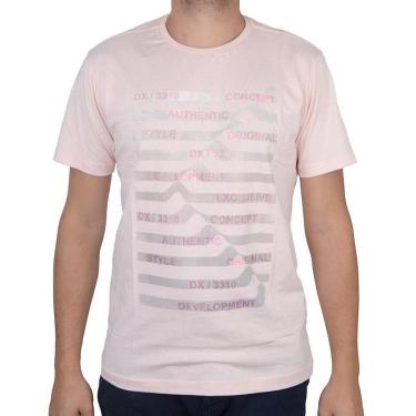 Imagem de Camiseta Masculina Dixie MC Estampada Rosa Stone - 111942-Masculino
