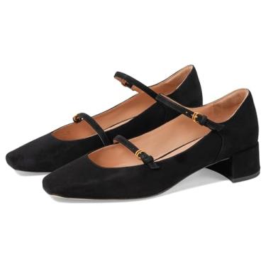 Imagem de Cole Haan Sapato feminino Paxton Maryjane, Camurça preta, 36