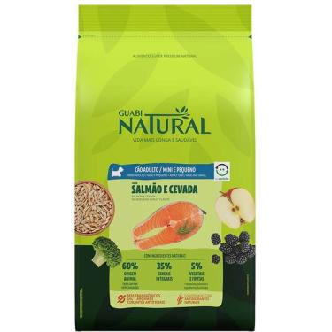 Imagem de Ração Guabi Natural Salmão e Cevada para Cães Adultos Raças Mini e Pequena  - 12,6 kg