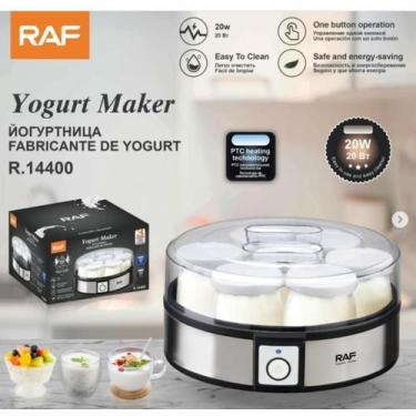 Imagem de Iogurteira 7 Potes Elétrica Grego Natural Raf 220 Volts