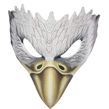 Imagem de Hosfairy 1 Peça Máscara De Águia Cosplay Meia Face Fantasia Pássaro Para Páscoa Halloween Carnaval Festa Natal Decoração Baile Máscaras