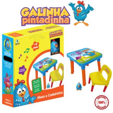 Imagem de Mesa e Cadeira - Galinha Pintadinha MONTE LIBANO
