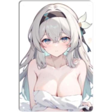 Imagem de DKLOWK Pôster de metal fofo anime menina sexy biquíni mangá placa de decoração de parede para casa bar clube quarto banheiro homem caverna otaku 20 x 30 cm