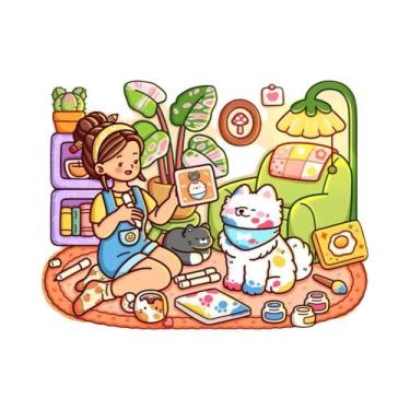 Imagem de Livro De Colorir De Halloween Para Adultos Adoráveis criaturas Assusta