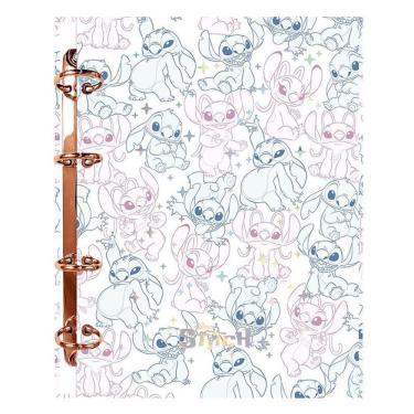 Imagem de Fichário Caderno Argolado Stitch 120 Folhas - Foroni