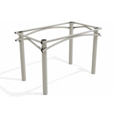 Imagem de Base Mesa De Jantar Elba M004 Aço S/tampo Niquel - Kappesberg