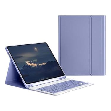Imagem de Capa Com Teclado Para Samsung Tab S9 Plus / S9 Fe Plus 12.4