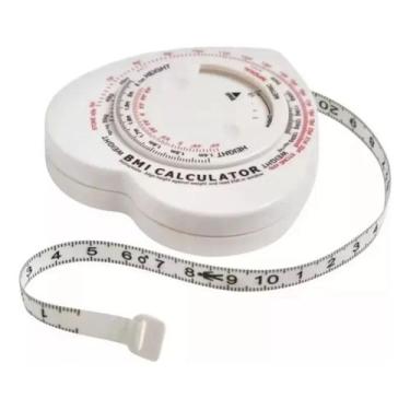 Imagem de Trena Antropométrica Fita Métrica Corporal Cálculo De Imc - SuperMedy