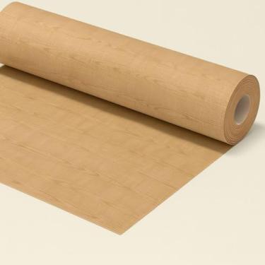 Imagem de Papel de Parede Autoadesivo, Madeira Rústica Clara, 5 Metros x 45cm, para Sala, Quarto e Móveis