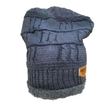 Imagem de Touca Adulto Unissex Confortável Inverno Com Forrado Pelúcia Gorro Pro