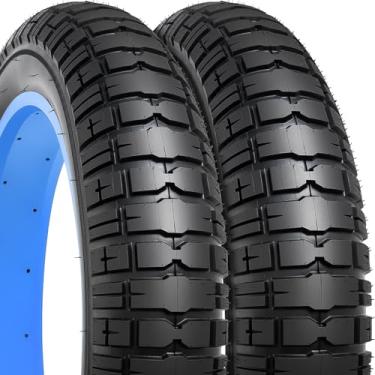 Imagem de YUNSCM Pneus de bicicleta 26 x 4,0/98 a 559 polegadas resistentes compatíveis com pneus de bicicleta de pisada direcional para todos os terrenos de 66 x 10 cm (Y-1322)