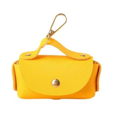 Imagem de Organizador De Sacos Para Cocô De Cachorro Em Couro Estiloso E Portáti