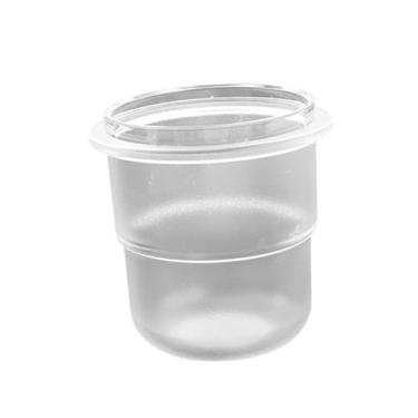 Imagem de ＫＬＫＣＭＳ Copo dosador de café de 58 mm, acessórios para máquina de café expresso, PC de grau alimentício leve, recipiente para pó espesso para doméstico, Branco