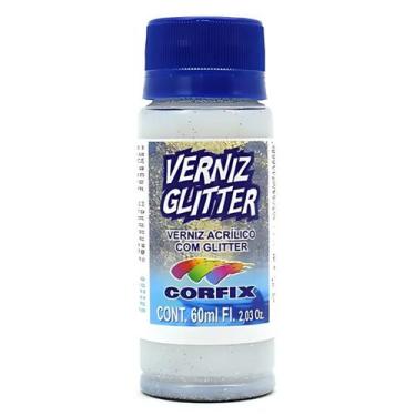 Imagem de Verniz Glitter Corfix 60ml, 502 - PRATA