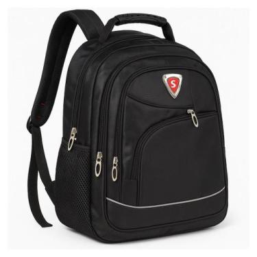 Imagem de Mochila Ts Curva Notebook Reforçada Trabalho Grande Espaçosa - IASURAS