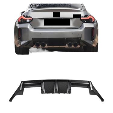 Imagem de Difusor traseiro de fibra de carbono G87 M2 Real Dry, substituição de spoiler de para-choque traseiro estilo OEM, compatível com BMW G87 M2 2023-IN