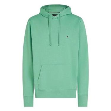 Imagem de Moletom Canguru Tommy Hilfiger Mini Flag Algodão Azul-Masculino