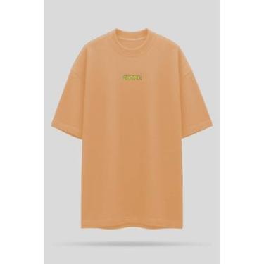 Imagem de Camiseta Oversized Shatark Pac Man - Areia-Masculino