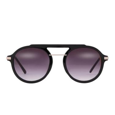 Imagem de VFDHN Óculos de sol steampunk de metal, masculino e feminino, redondo, vintage (2)