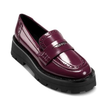 Imagem de DKNY Mocassim feminino Sahana Lug Sole, Borgonha, 40