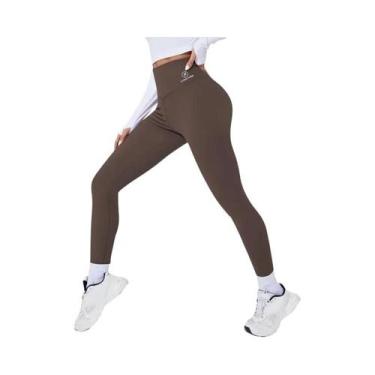 Imagem de Leggings de Yoga Femininas de Cintura Alta - Levantamento de Bunda - C