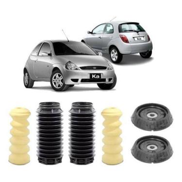 Imagem de Par Kit Coxim Amortecedor Traseiro Ford Ka 1999 2000 2001