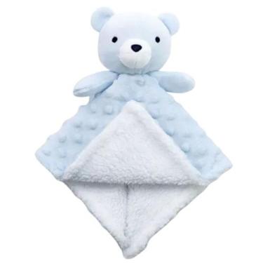 Imagem de Kit Naninha Bebê Premium Hipoalergênica - Bichinhos Pelúcia Paninho de