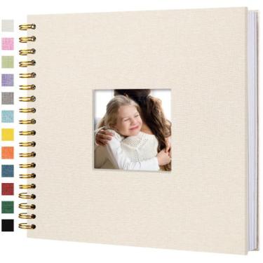 Imagem de Álbum de fotos Hiwhy Linen Cover 25x25cm Capa dura 80 páginas