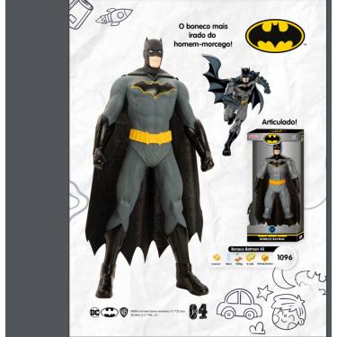 Imagem de Boneco Batman 45 CM Articulado Rosita 1096