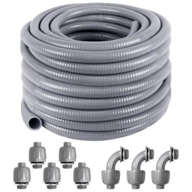 Imagem de Conduíte elétrico estanque a líquidos 3/4 pol. 30 m com conectores - A
