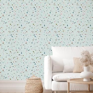 Imagem de Papel de Parede Adesivo Lavável Granilite Céu