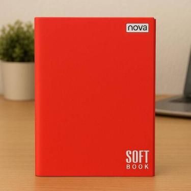 Imagem de Caderno Brochura Pequeno 96 Folhas Soft Book Nova  Cores - nova mix, V