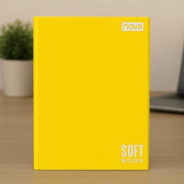 Imagem de Caderno Brochura Universitário 96 Folhas Soft Book Nova  Cores - Nova 