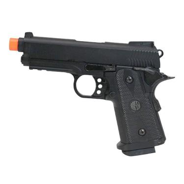 Imagem de Pistola De Airsoft Gás Gbb Hi-capa Short Blowback 6.0mm -