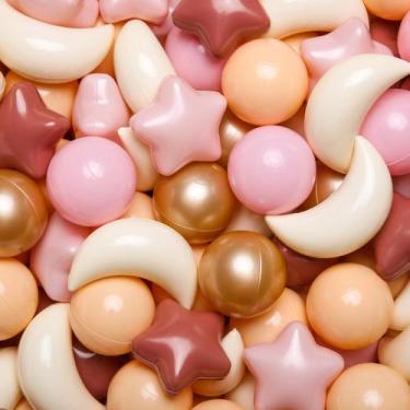 Imagem de Ball Pit Balls GOGOSO Stars Moon Shapes Plastic 100 unidades